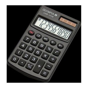 OLYMPIA LCD-1110 Taschenrechner schwarz