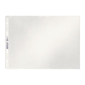 LEITZ Prospekthüllen 4724 DIN A4 quer transparent genarbt 0,13 mm, 50 St.