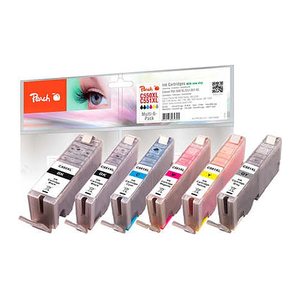 Peach Patrone Canon PGI-550XL/CLI-551XL Multi-6-Pack komp