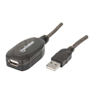 MANHATTAN USB-Repeater Kabel USB 2.0 A -> A St/Bu 20.00m si retail