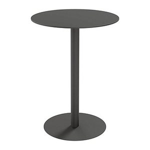 meet powered by PAPERFLOW CROSS Stehtisch rund HPL-Platte schwarz 80,0 x 80,0 x 110,0 cm, 1 St.
