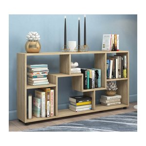 VCM my home Bücherregal Pintal sonoma-eiche 117,0 x 20,0 x 62,0 cm, 1 St.