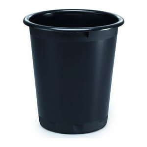 DURABLE BASIC Papierkorb 13l schwarz