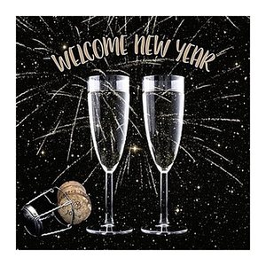 PAPSTAR Servietten Welcome New Year 20 St.
