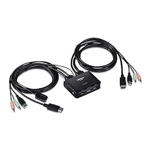 TRENDnet KVM Switch 2-Port DisplayPort/USB/Audio 4K m Kabeln