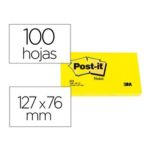 Post-it® Haftnotizen 655-CY gelb, 12 Blöcke