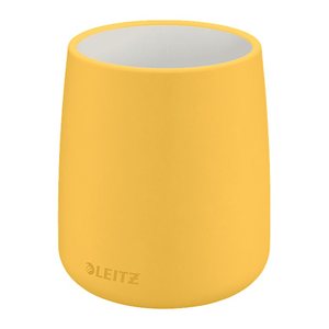 LEITZ Stiftehalter Cosy gelb Keramik 8,7 x 8,7 x 10,8 cm