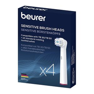 beurer Sensitive Zahnbürstenaufsätze, 4 St.
