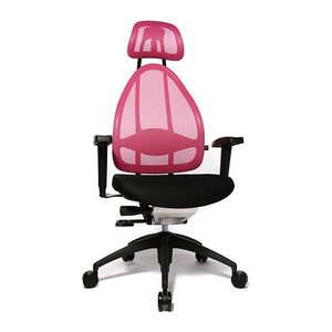 Topstar Bürostuhl Open Art® 2010, OPA0T BG10 Stoff rosa, Gestell schwarz