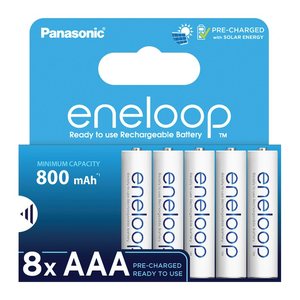 eneloop Akkus Ni-MH Micro AAA 800 mAh, 8 St.