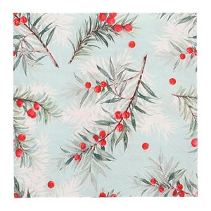 PAPSTAR Servietten Yew Branches 20 St.