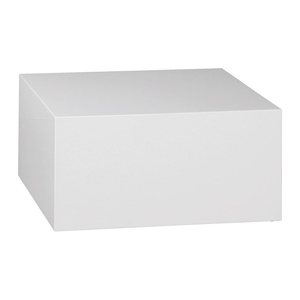 WOHNLING Couchtisch quadratisch MDF-Platte weiß 60,0 x 60,0 x 30,0 cm, 1 St.