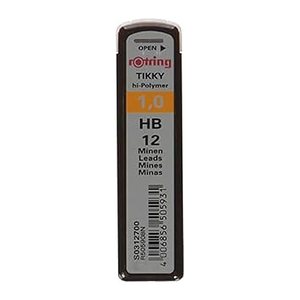 rotring Feinminen-Bleistiftminen schwarz HB 1,0 mm, 12 St.