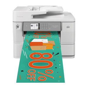 brother MFC-J6959DW 4 in 1 Farb-Tintenstrahl-Multifunktionsdrucker grau