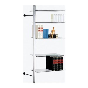 Kerkmann Wandregal arte silber 80,0 x 40,0 x 190,0 cm, 1 St.