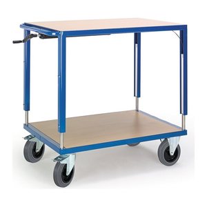 Rollcart Tischwagen höhenverstellbar 06-7557 blau 116,0 x 70,0 x 98,0 - 128,0 cm