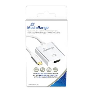 MediaRange USB Type-C 3.1 auf HDMI converter, silver
