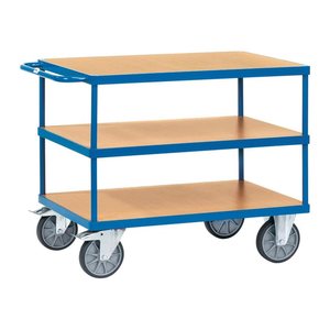 fetra Tischwagen 2421 blau 60,9 x 119,7 x 90,0 cm