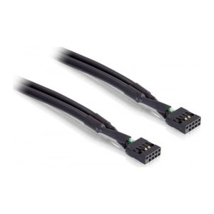 DELOCK USB Kabel Pinheader 10Pin -> 10Pin Bu/Bu 0.50m