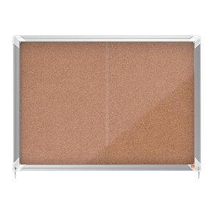 nobo Schaukasten silber 8x DIN A4 92,5 x 6,3 x 66,8 cm, 1 St.
