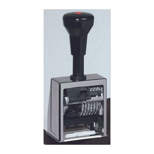 REINER Paginierstempel Modell B6 selbstfärbend schwarz ohne Logo, 1 St.