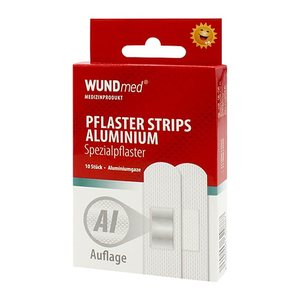 WUNDmed® Pflaster Aluminium 02-100 grau, 10 St.