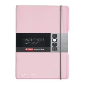herlitz Notizbuch my.book DIN A5 kariert, rosa Softcover 80 Seiten, 1 St.