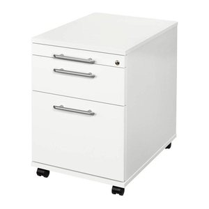 HAMMERBACHER AC20 Rollcontainer weiß 3 Auszüge 42,8 x 58,0 x 59,0 cm