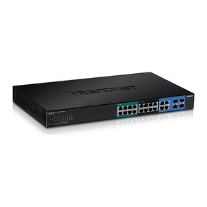 TRENDnet Switch 20-Port Gbit UPoE 370W Web Smart 19"