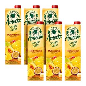 Amecke Sanfte Säfte Multivitamin Direktsaft 6x 1,0 l