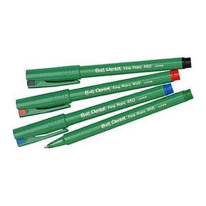 Pentel Ball R50 Tintenroller grün 0,4 mm, Schreibfarbe: farbsortiert, 12 St.