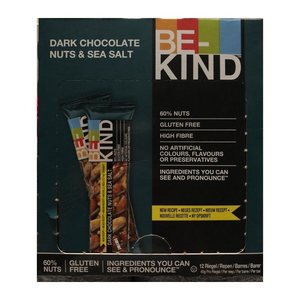 BE-KIND Dark Chocolate Nuts & Sea Salt Nussriegel 12 Riegel, 12 St.
