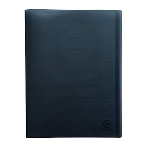 Exacompta Opak Sichtbuch DIN A4, 20 Hüllen schwarz, 1 St.