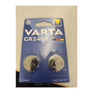 VARTA Knopfzelle CR2450 Lithium 3,0 V, 2 St.