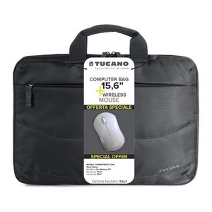 TUCANO Laptoptasche Idea bundle Kunststoff schwarz BU-BIDEA-WM bis 35,6 cm (14 Zoll)