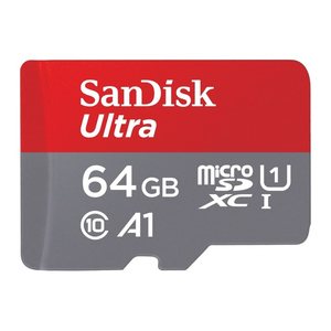 SD MicroSD Card 64GB SanDisk Ultra A1 Class 10 inkl. Adap