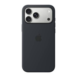 Apple Silikon Case mit MagSafe Handy-Cover für Apple iPhone 17 Pro Max schwarz