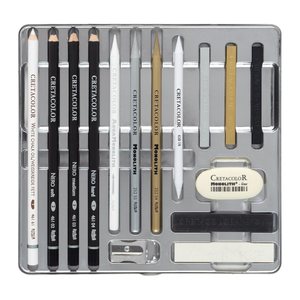 Brevillier's CRETACOLOR The Diamond Box Pastellkreide farbsortiert 1 Set