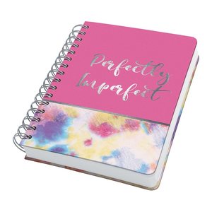 SIGEL Notizbuch mit Spirale Jolie® ca. DIN A5 punktkariert, pink/pastell Hardcover 240 Seiten, 1 St.