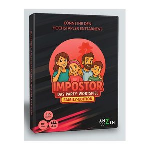ANZEN - IMPOSTOR - Das Party-Wortspiel - Family Edition 10+