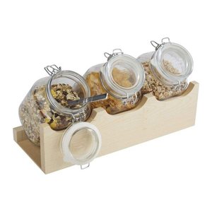 APS Servier-Set GOOD MORNING braun 43,0 x 17,0 cm, 1 Set