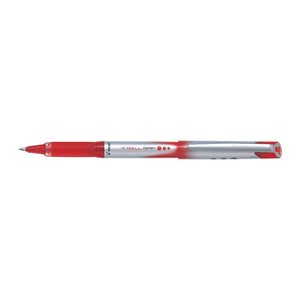 PILOT V-BALL GRIP 07 Tintenroller rot/silber 0,4 mm, Schreibfarbe: rot, 1 St.