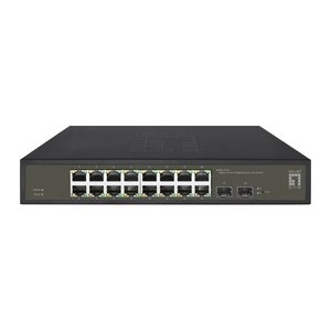 LevelOne Switch 16xGE/2xSFP 19" Hilbert SL managed