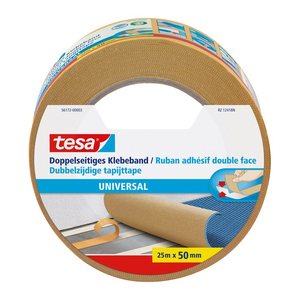 tesa universal 56172 doppelseitiges Klebeband 50,0 mm x 25,0 m, 1 Rolle