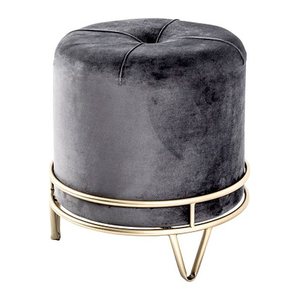 HAKU Möbel Wohnzimmer-Hocker 20176 grau, 1 St.