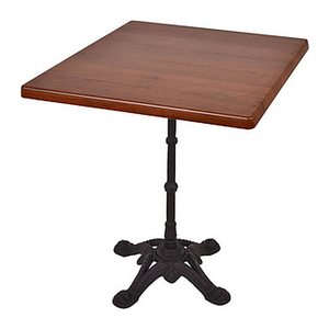 Garden Pleasure CIVETTA Bistrotisch quadratisch Spanplatte dunkelbraun 70,0 x 70,0 x 74,0 cm, 1 St.
