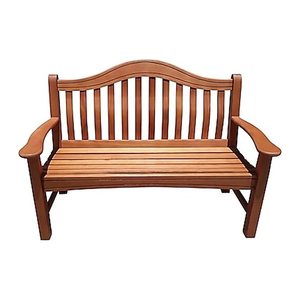 Garden Pleasure Gartenbank KINGSTON 985248 braun Holz 131,0 cm