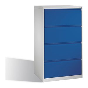 CP C 2000 Acurado Hängeregistraturschrank lichtgrau, blau 4 Schubladen 78,7 x 59,0 x 135,7 cm, 1 St.