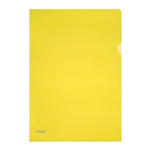 herlitz Sichthüllen DIN A4 gelb genarbt 0,19 mm, 10 St.