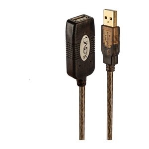 LINDY USB 2.0 Aktiv-Verlängerung Typ A/A M/F 20m